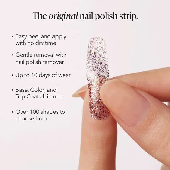 COLOR STREET “Tokyo Lights” Real Nail Polish Strips (NEW & SEALED IN PACKAGE!) - Picture 5 of 9